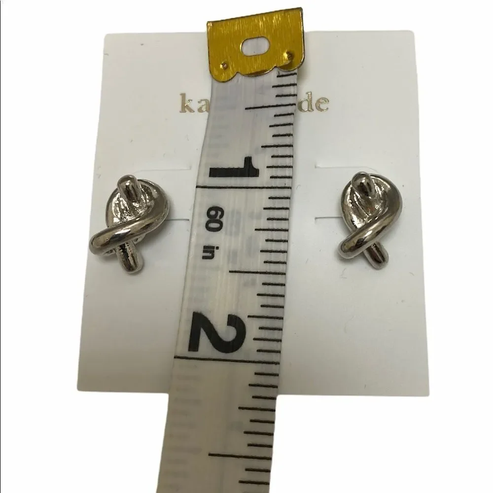 Kate Spade Silver Sailor Knot Studs